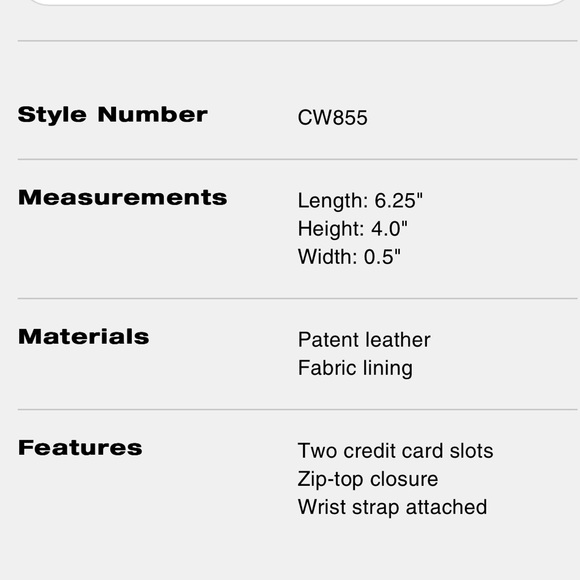 Corner Zip Wristlet - Picture 7 of 7